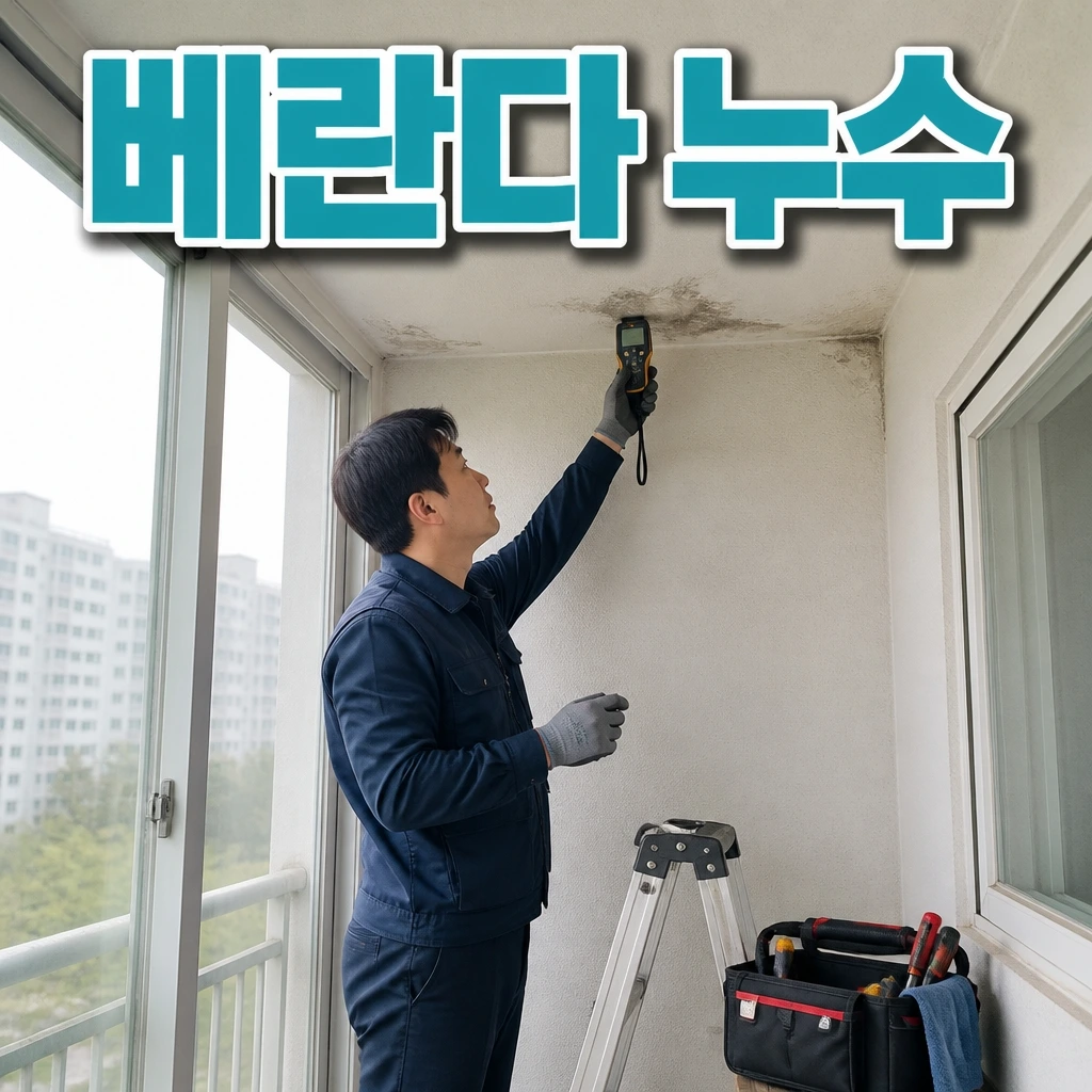 충청북도 집수리업체추천 - 베란다누수 관련 상담 안내 이미지