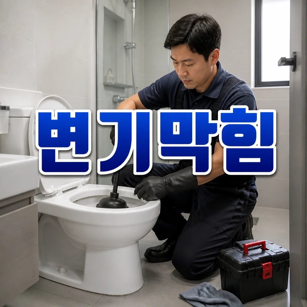 대전광역시 집수리업체추천 - 변기막힘 관련 상담 안내 이미지