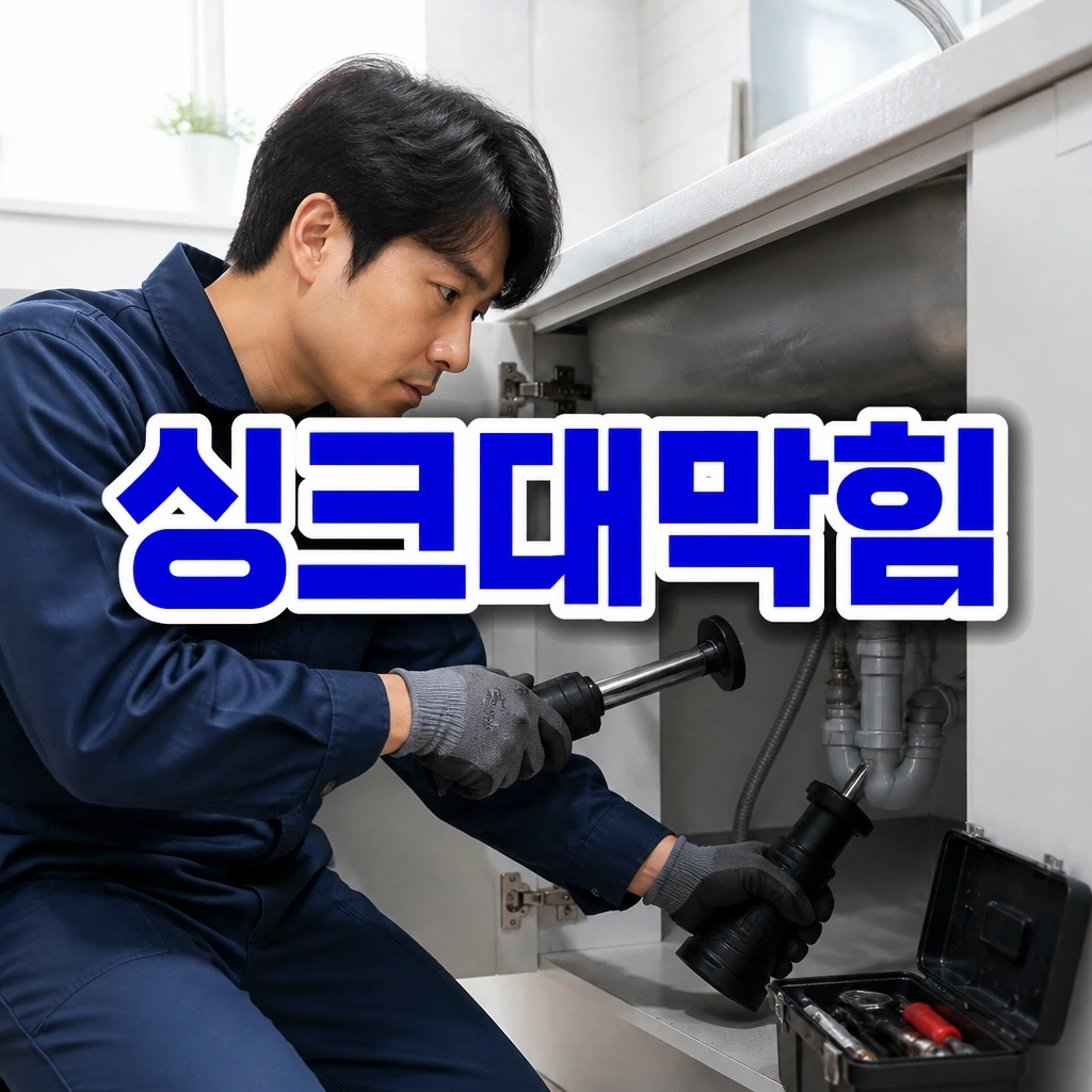 세종특별자치시 집수리업체추천 - 싱크대막힘 관련 상담 안내 이미지